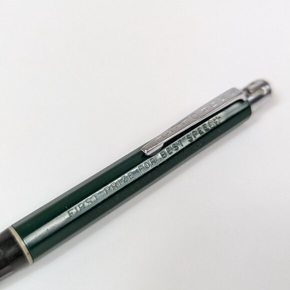 Vintage Durolite First Prize Best Speech Dale Carnegie Courses Mechanical Pencil - Picture 2 of 6